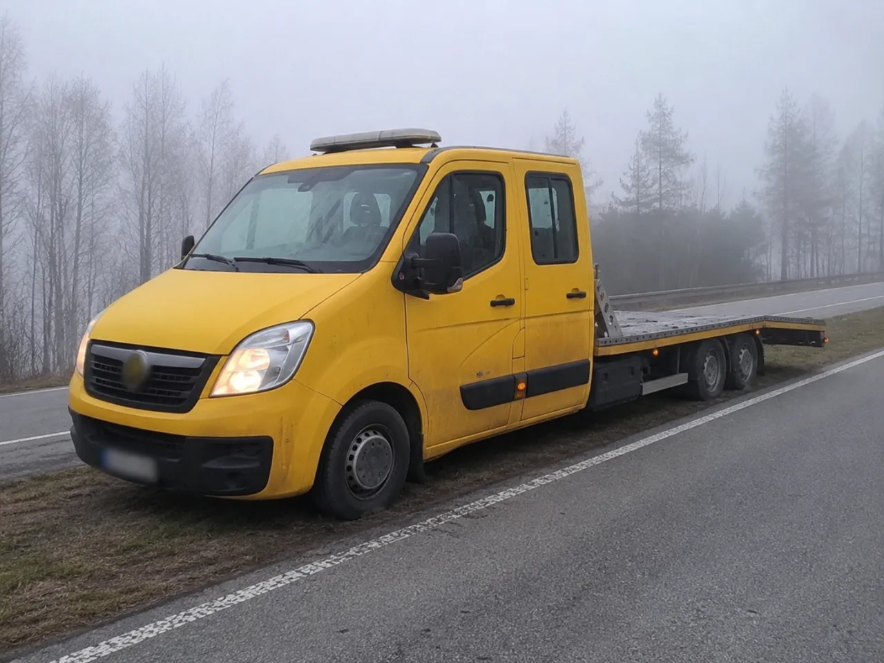 Laweta GANI-HOL gotowa do wyjazdu – pomoc drogowa Otwock 24h